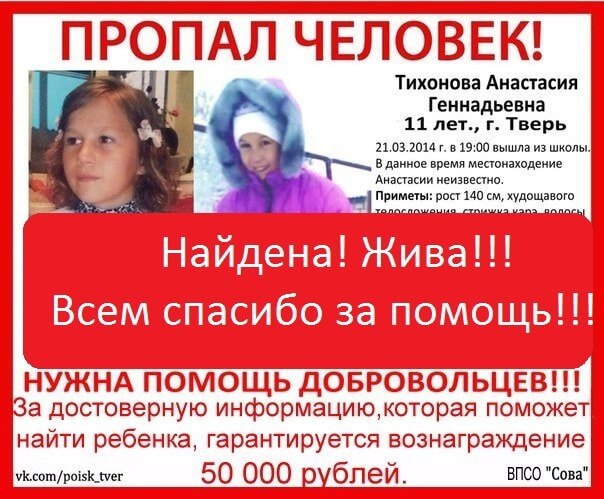 [Жива] Тихонова Анастасия Геннадьевна